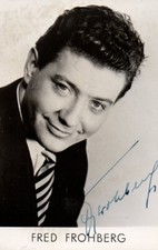 Autogramm - Fred Frohberg - 60er Jahre