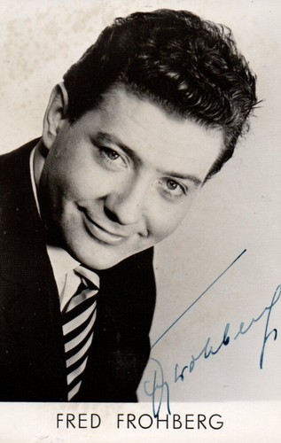 Autogramm fred frohberg - -,