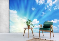 3D Blau Himmel Wolke Q1232