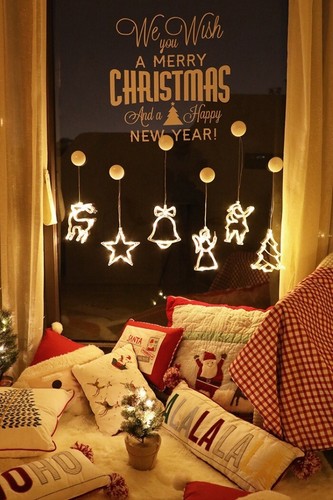 Fensterlicht elch weihnachten - elch,