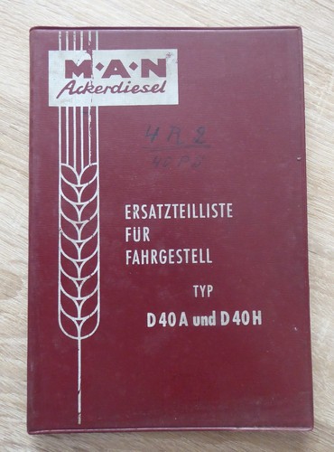 Man schlepper d40a d40h - man,