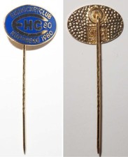 Emaillierte Anstecknadel EHC 80 Eishockeyclub Nürnberg 1980 Germany hockey [bl]