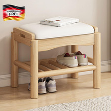 Schuhbank Holz mit Sitzfläche
