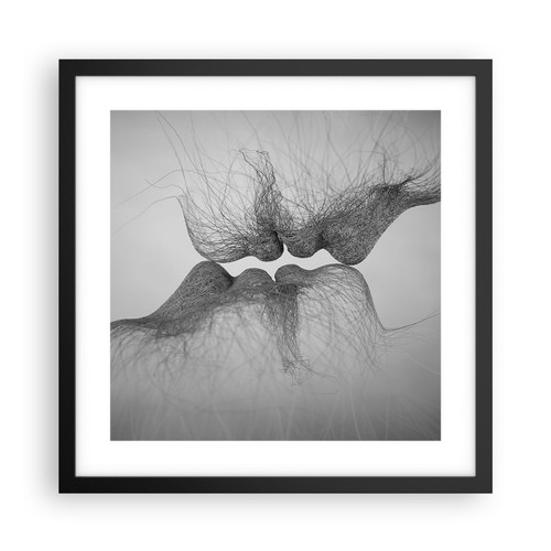 Wandbilder 40x40cm poster kuss - 40x40cm,