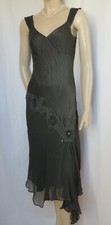 Seidenkleid dunkelgrün - seidenkleid,