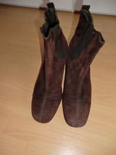 chice Schlupf-Stiefel / Stiefeletten Wildleder braun "Louis Norman" Gr. 39