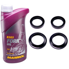 Gabelsimmerringe + ÖL Set für Suzuki GSX 600 F FU FU2 GN72B 1988 