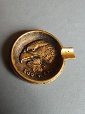 Messing-Aschenbecher Relief