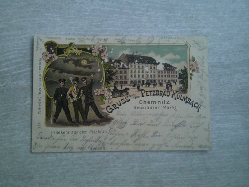 Chemnitz litho gasthof - ak,