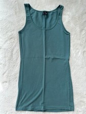 NEU + UNGETRAGEN! VERO MODA Top Shirt Oberteil Lang Grün Petrol 36 S