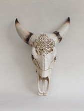 Wanddeko Büffel Kopf Deko