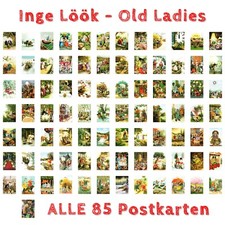 SALE Inge Löök - 85 Postkarten im Set - Postcrossing - Old Ladies - Frauen - NEU