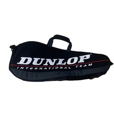 Dunlop Tennis Tasche  - International Team - Schwarz - 2 Fächer - Top Zustand