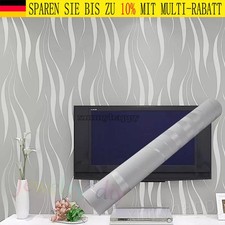 Silbergrau Tapete 3D-Effekt