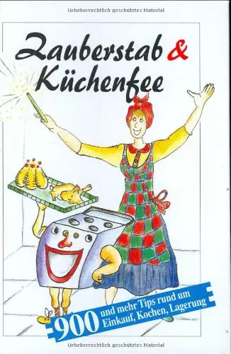 Zauberstab und küchenfee - zauberstab,