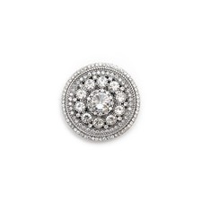 Magnetbrosche mit Strass