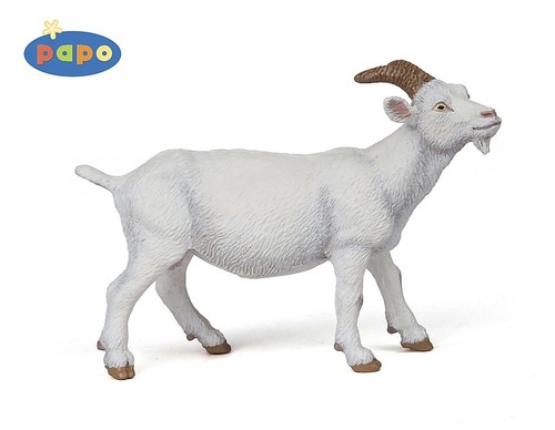 Papo 51144 weiße ziege - papo, cm