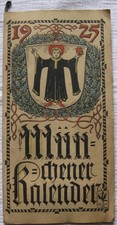 Münchener Kalender 1925 Wappen Kalender
