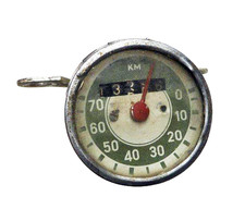 Seltener Tachometer NSU Quickly, rund, Ur-Quickly (defekt), Tacho