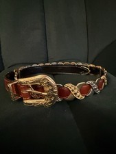 Vintage Western Gürtel Braun