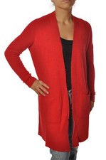 Cardigan lungo für Frau Ottod'ame Schneide es XS-S Farbe Rot