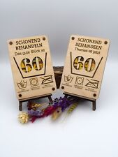 Handgemachte Geschenkkarte, personalisiertes Geldgeschenk, runder Geburtstag