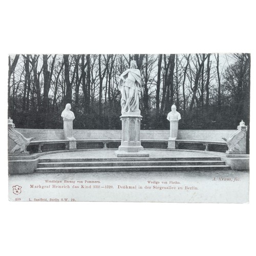 Postkarte berlin siegesallee - postkarte,