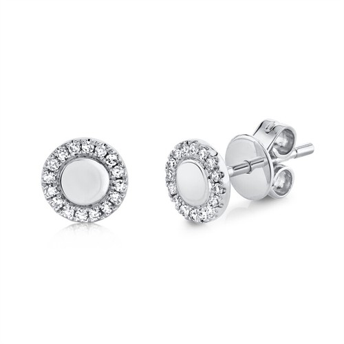 14k weißgold diamant halo - diamant,