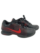 NIKE Sportschuhe Herren Gr. 40 Schwarz Rot Flywire Lunarlite Zoom Vapor