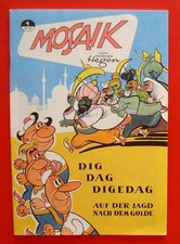 MOSAIK - Digedags: Heft Nr. 1 - Auf der Jagd nach dem Golde - HANNES HEGEN - DDR