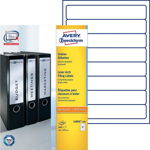 Avery zweckform ordnerrücken - avery,