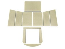 Feuerraumauskleidung Kodiak 37 38 59 Atos Brennraum Ersatzteil für Hark Steine