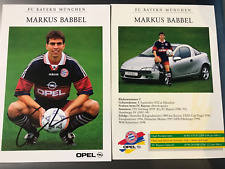 Autogramm Markus BABBEL FCB Bayern München, HSV, VfB Stuttgart 51xDFB EM 96 xyz
