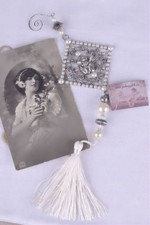 Anhänger Engelanhänger Shabby Frankreich Hänger Metallhänger Engel