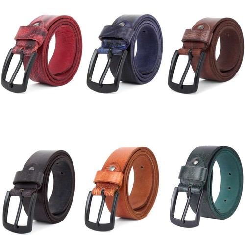 Echt leder gürtel 4cm - gürtel, herren