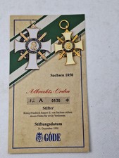 Albrechts-Orden Sachsen 1850