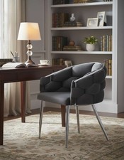 Sessel Polsterstuhl Samtbezug