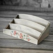 Vintage Briefablage Holzablage