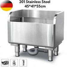 Edelstahl Spültisch Mopp Spüle 45x41x55 cm Gewerbliche Spülbecken Gastrospüle