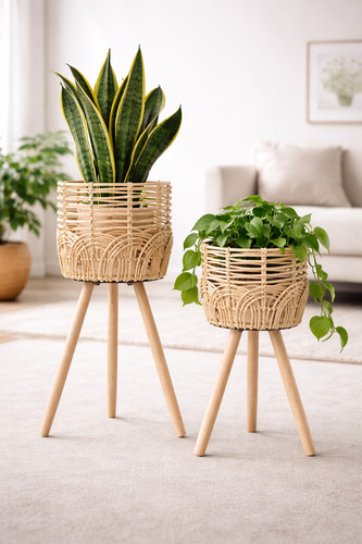Blumentopf mit ständer 2er - mit,