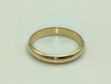 585 Gold Ring 14K Gelbgold Trauring Ehering 4,53 g Gravur RG 60 - 19,1mm 9674