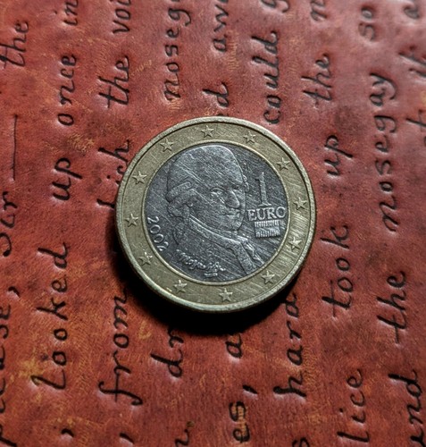 Euro münze 2002 - 1, wolfgang
