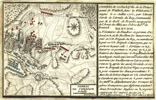 Korbach schlacht 1760 original - schlacht,
