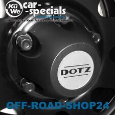 NABENKAPPE DOTZ "DAKAR" Lochkreis 139,7x6 / Höhe 80 mm Schwarz Matt - (2 Stück)