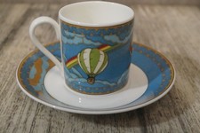 Villeroy & Boch Espressotasse mit Untertasse Motiv Heißluftballon