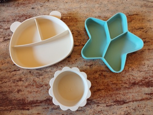 Baby geschirrset mit saugnapf - baby,