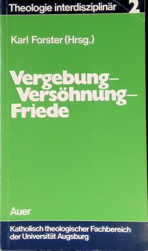 Vergebung versöhnung - vergebung,,