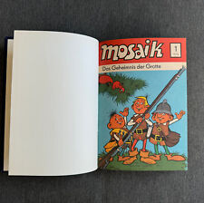 MOSAIK Abrafaxe - Jahrgang 1976 Buchbindung, mit Fehldruck Nr. 1 / 1976., Selten