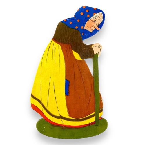 Vintage pappe figur seltene - vintage, pappe-figur