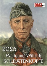 Kunstkalender - Willrich Soldatenköpfe 2026 - farbig bebildert - NEU!